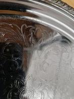 dienblad zilverkleurig rond bewerkt, Ophalen of Verzenden, 'T Olde Gre-j, Info@toldegrej.nl, Endepoelstraat 20f Didam