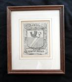 Familiewapen 1694 kopergravure; Laurens BACKER, Antiek en Kunst, Ophalen of Verzenden