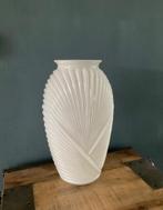 Witte ivoor opaline? melkglas vaas art deco stijl 32 cm H, Antiek en Kunst, Ophalen of Verzenden