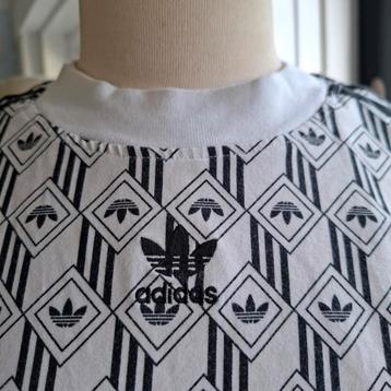 Adidas Originals Tshirtjurk monochram trefoil wit/zwart  beschikbaar voor biedingen