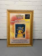 Zeldzaam Pokémon Van Gogh promotiebord | Pikachu Felt Hat, Ophalen, Nieuw, Losse kaart