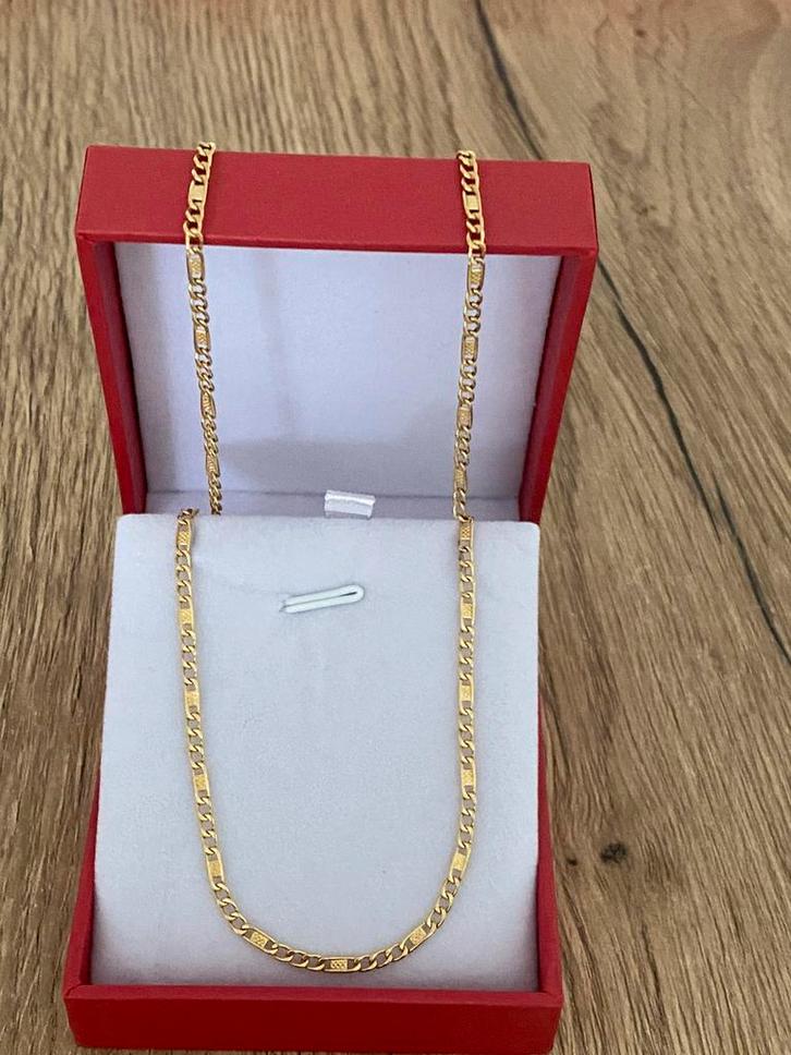 14 karaat (585) gouden ketting, Sieraden, Tassen en Uiterlijk, Kettingen, Nieuw, Goud, Goud, Ophalen of Verzenden