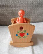 Houten schommelwiegje voor poppenhuis., Verzamelen, Poppenhuizen en Toebehoren, Ophalen of Verzenden, Zo goed als nieuw, Gebruiksvoorwerp