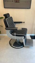 Barber stoel, kappersstoel, barbershop & barber meubel., Ophalen, Zwart, Zo goed als nieuw, Metaal