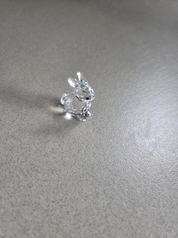 Swarovski Kristal Konijntje met Logo beschikbaar voor biedingen