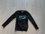 zwarte meisjeslongsleeve van Vingino, maat 128, Ophalen of Verzenden, Zo goed als nieuw, Meisje, Shirt of Longsleeve