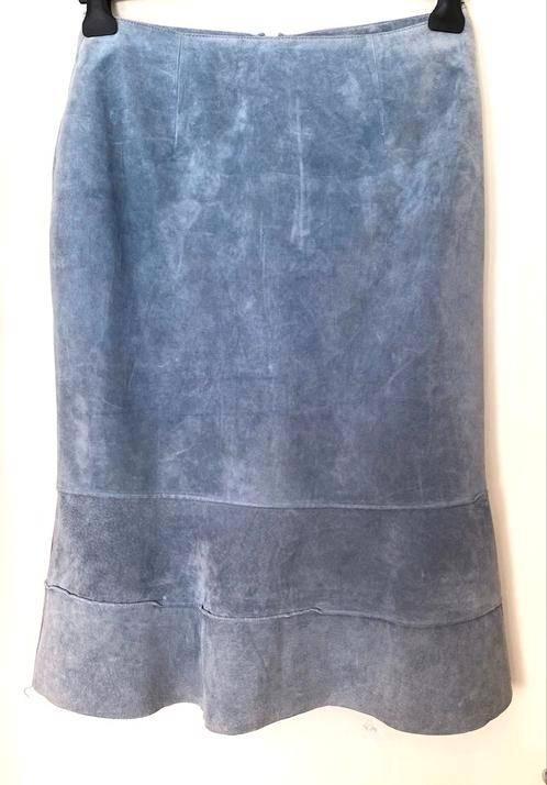 Arma suède rok blauw maat 40/42 [DM], Kleding | Dames, Rokken, Zo goed als nieuw, Maat 42/44 (L), Blauw, Knielengte, Ophalen of Verzenden