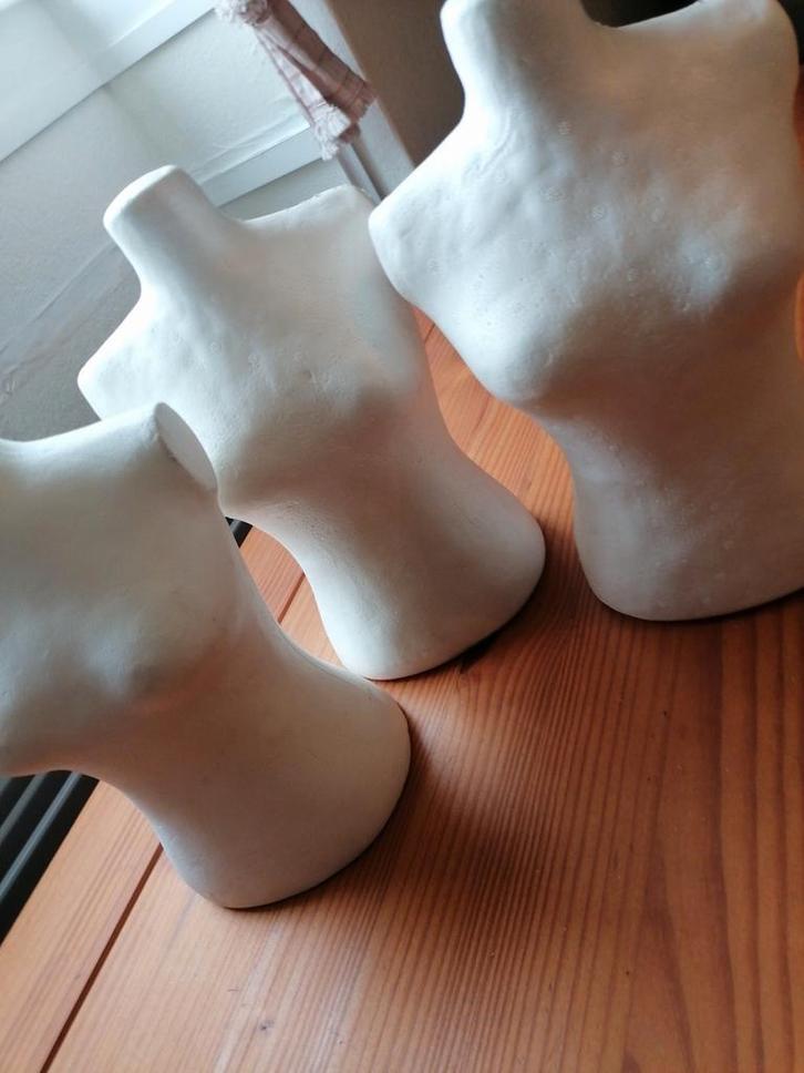 3 Styropor Torso's voor Creatieve Projecten, Hobby en Vrije tijd, Naaien en Fournituren, Nieuw, Paspop, Ophalen of Verzenden