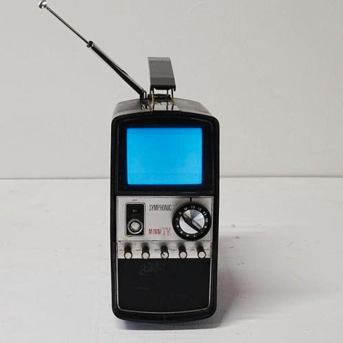 Vintage Symphonic Minni TV - Draagbare Televisie TPS 5050, Audio, Tv en Foto, Vintage Televisies, Gebruikt, Minder dan 40 cm, Overige merken