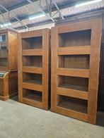 Prachtige set teakhouten moderne "jagerskasten" boekenkasten, Huis en Inrichting, Ophalen