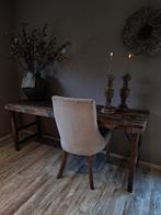 Oude markttafels eettafel sidetable, Huis en Inrichting, Tafels | Sidetables, 100 tot 150 cm, Ophalen of Verzenden, Zo goed als nieuw