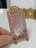 Antiek brocante Franse strik foto lijstje, Antiek en Kunst, Curiosa en Brocante, Ophalen of Verzenden