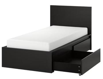 1 persoons bed MALM, IKEA 90*200 - afbeelding 6