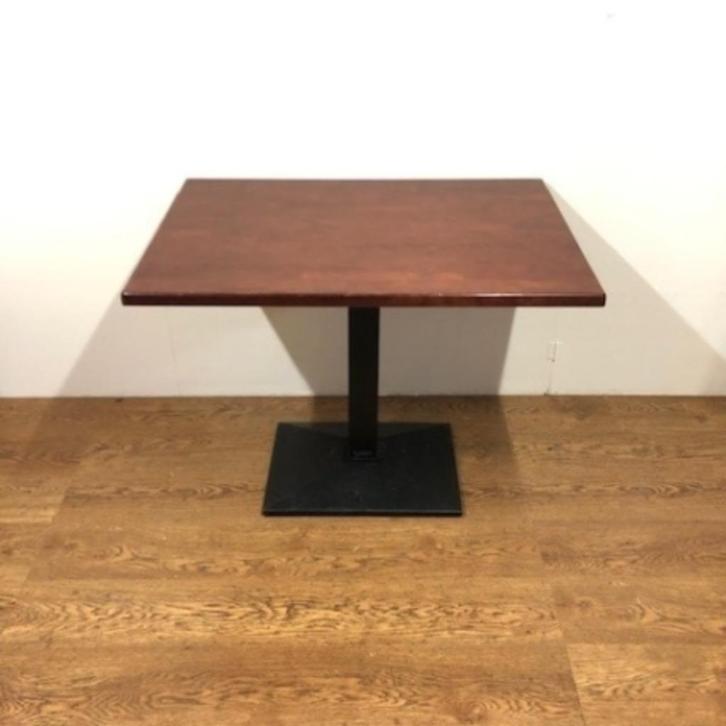 Gebruikte (1) multiplex tafel, eettafel blank gebeitst, Huis en Inrichting, Tafels | Eettafels, Gebruikt, 50 tot 100 cm, 100 tot 150 cm