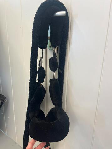 Bonte halster met glitter touw zwart maat COB beschikbaar voor biedingen