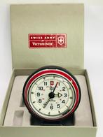 Victorinox  Pocket Travel Clock Watch Dual Time Black Swiss, Gebruikt