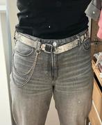 Riem slangenprint, Kleding | Dames, Riemen en Ceinturen, Minder dan 3 cm, Wit, 90 tot 100 cm, Heupriem