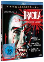 Dracula Triple Blood (Christopher Lee)(3 BLU RAY BOX) NIEUW!, Ophalen of Verzenden, Nieuw in verpakking, Horror, Boxset
