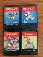 4 Nintendo Switch Game Tetris 99 Just Dance Super Mario Kart, Ophalen of Verzenden, Zo goed als nieuw