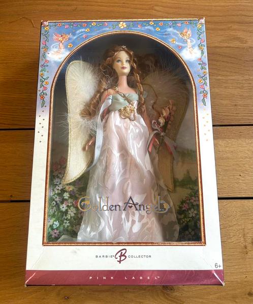 Golden Angel Barbie – Collector Pink Label, Verzamelen, Poppen, Zo goed als nieuw, Fashion Doll, Ophalen of Verzenden