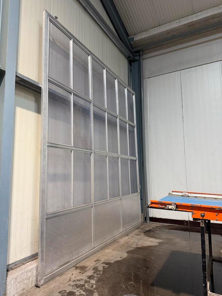 Grote Aluminium Schuifdeur - 4,29x3,94m, Doe-het-zelf en Verbouw, Deuren en Horren, Gebruikt, Buitendeur, 215 cm of meer, 120 cm of meer