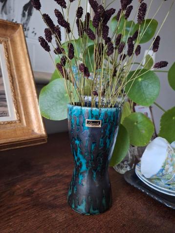 Vintage Scheurich West-Germany vaas droogbloemen, 244-17  beschikbaar voor biedingen