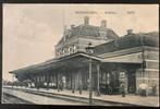Ansichtkaart Gorinchem Station (Gelooen 1915), Verzamelen, Ansichtkaarten | Nederland, Ophalen of Verzenden, Voor 1920, Gelopen
