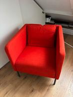 Rode IKEA fauteuil stoel, Huis en Inrichting, Fauteuils, Ophalen, Minder dan 75 cm, Zo goed als nieuw, Stof