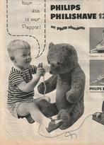 retro reclame 1958 Philips Philishave scheerapparaat kind, Verzenden, Overige typen