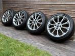 Orig Ford Fiesta MK8 Vignale 17 inch velgen + zomerbanden, Auto-onderdelen, Banden en Velgen, Gebruikt, Banden en Velgen, 17 inch