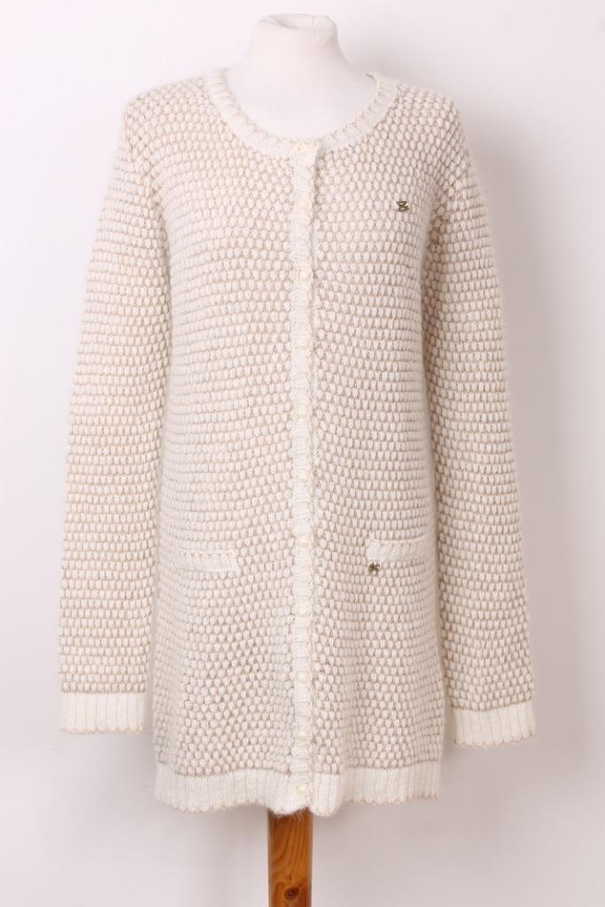 Lang gebreid vest van SCAPA maat 42 (XL), Kleding | Dames, Truien en Vesten, Zo goed als nieuw, Maat 42/44 (L), Overige kleuren