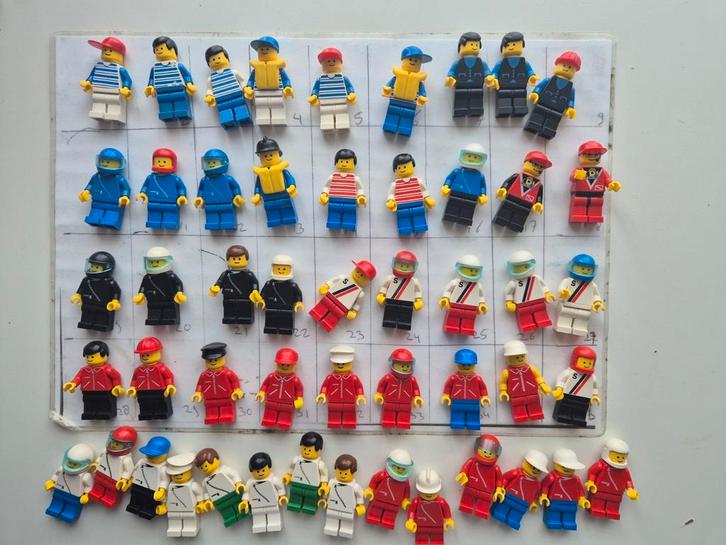 Lego vm3 zipper div man poppetjes vintage town, Kinderen en Baby's, Speelgoed | Duplo en Lego, Zo goed als nieuw, Ophalen of Verzenden