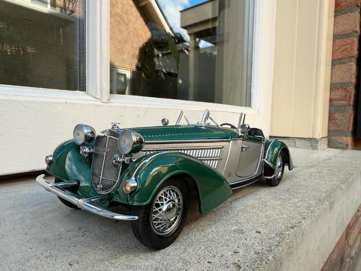 1:18 Horch 855 Roadster groen 1939 Sunstar 2404 / JJTOP, Hobby en Vrije tijd, Modelauto's | 1:18, Zo goed als nieuw, Auto, Sun Star