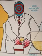 Hanlor Hannelore lithografie 1967 stijl Raveel Elias Thys, Antiek en Kunst, Kunst | Litho's en Zeefdrukken, Verzenden