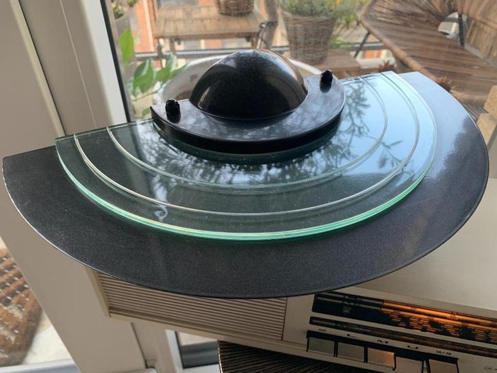 Vintage '80's Hustadt Leuchten - /Stilnovo Post mod wandlamp, Huis en Inrichting, Lampen | Wandlampen, Zo goed als nieuw, Glas