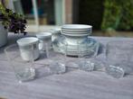Melamine borden kommen glazen, Huis en Inrichting, Keuken | Servies, Ophalen of Verzenden, Zo goed als nieuw, Overige stijlen