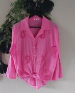 MADE IN ITALY Blouse rose+bewerking M/L🙂, Kleding | Dames, Blouses en Tunieken, Maat 38/40 (M), Made in Italy, Nieuw, Ophalen of Verzenden