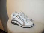 Dsquared2 witte leren sneakers glitter accenten zeer net 37, Kleding | Dames, Verzenden, Wit, Dsquared2, Sneakers of Gympen