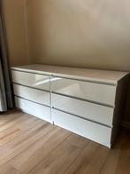 Witte Ikea MALM ladekast 6 laden, Ophalen, 5 laden of meer, 150 tot 200 cm, Zo goed als nieuw