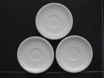 Wedgwood Edme 3 schoteltjes, voor koffiekopjes, 12,5 cm  beschikbaar voor biedingen
