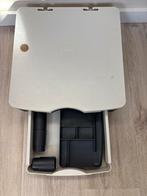 Laptoptafel Verhoger met Lade, Ophalen, Gebruikt, In hoogte verstelbaar