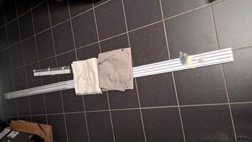 Paneelgordijnen met rails 263 cm beschikbaar voor biedingen