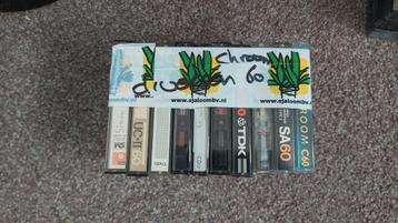 Cassettebandjes chroom 60 minuten diverse merken  beschikbaar voor biedingen