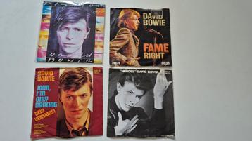 David Bowie single verzameling 7 stuks beschikbaar voor biedingen