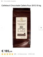 Callebaut Chocolade Callets Puur (811) 10 kg, Ophalen of Verzenden, Zo goed als nieuw, Taarten of Cupcakes, Bakvorm