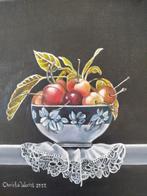 olieverf schilderij van stilleven met fruit, Antiek en Kunst, Ophalen