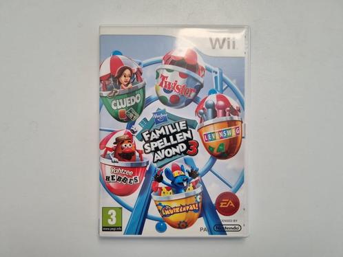 Hasbro Familie Spellen Avond 3 - Nintendo Wii, Spelcomputers en Games, Games | Nintendo Wii, Zo goed als nieuw, Overige genres