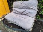 twee grijze palletbank kussens gratis af te halen, Tuin en Terras, Tuinmeubel-accessoires, Ophalen, Gebruikt