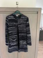 Half lang vest zwart /wit.  Mt L., Ophalen of Verzenden, Zo goed als nieuw, Maat 42/44 (L), Zwart