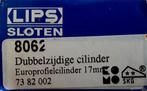 Lips dubbelzijdige cilinder ,Lips Octrooi en Knopcilinder, Doe-het-zelf en Verbouw, Hang- en Sluitwerk, Ophalen of Verzenden, Nieuw